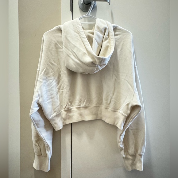 Cozy Cream Waist-Length Hoodie - Picture 2 of 2